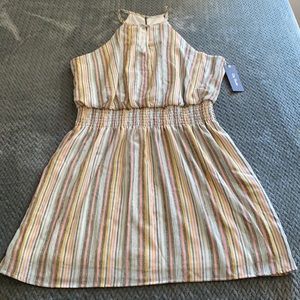 Dress NWT size  L multi color, fully lined